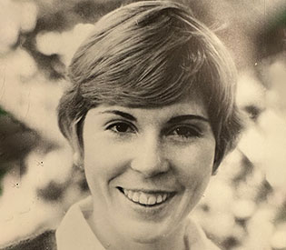 Gail Yander yearbook photo 1974